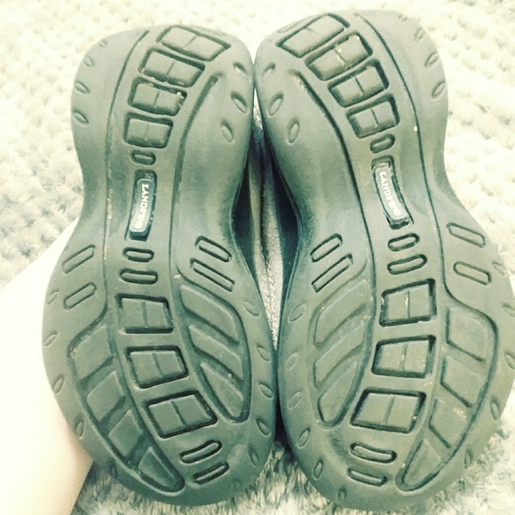 Lands'End dark grey suede sneakers - Picture 4 of 5